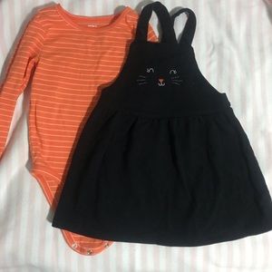 Carter’s baby girl onesie and dress size 24 months